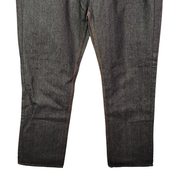 Phat Farm Vintage Y2K Baggy Wide Leg Hip Hop Black Wash Denim Jeans Men's 40x34